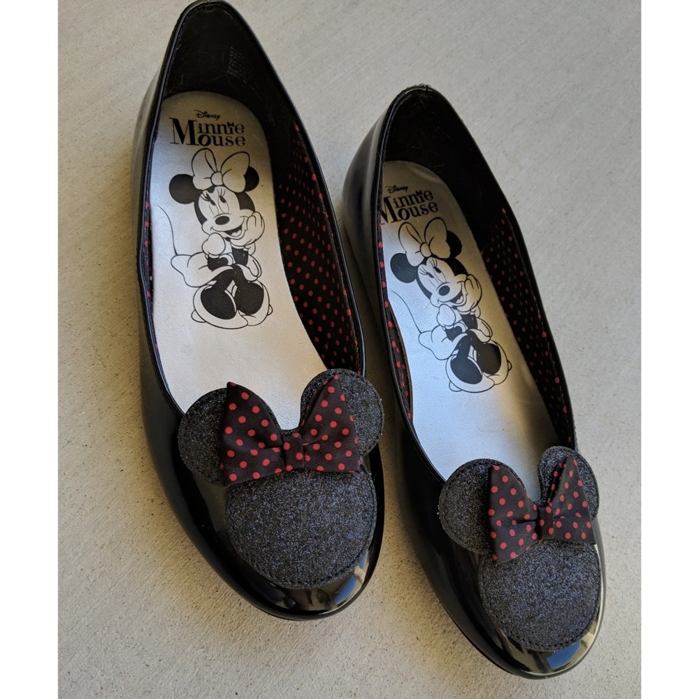 Girl's Minnie Mouse Patent Leather Shoes
